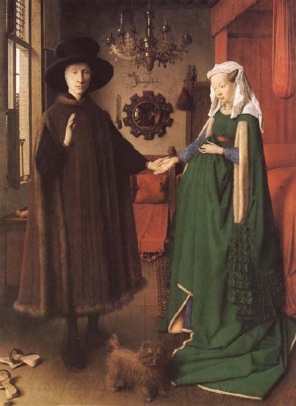 Jan Van Eyck Giovanna Cenami and Giovanni Arnolfini Norge oil painting art
